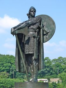 Statue of Thorfinn Karlsefni by Icelandic sculptor Einar Jónsson in Fairmount Park, Philadelphia, Pennsylvania. Image source: www.commons.wikimedia.org